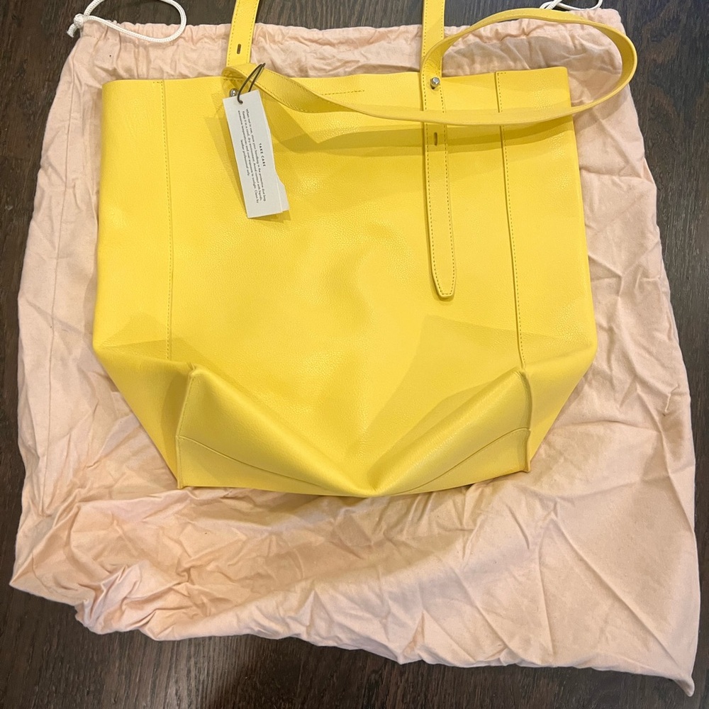 Rebecca Minkoff Yellow Structured Tote